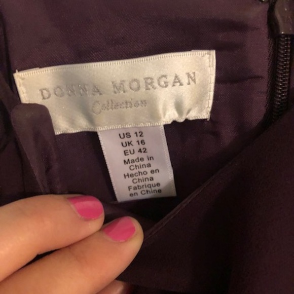 Donna Morgan Alana Dress - Size 12 - Picture 3 of 5